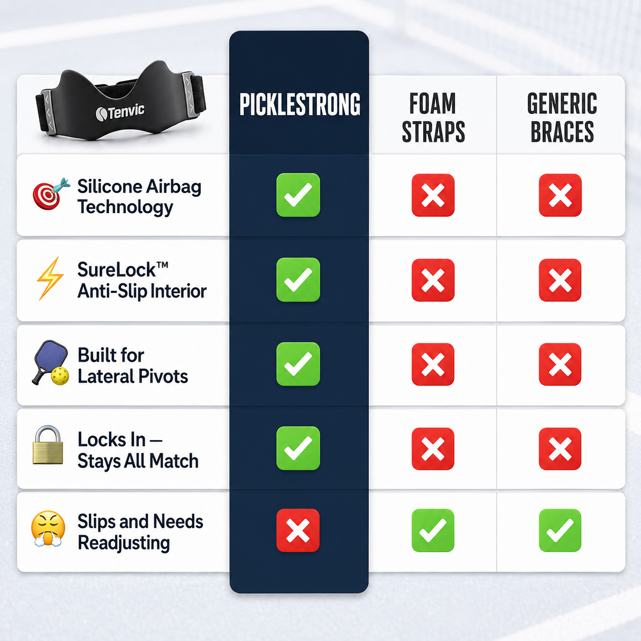 AirPad™ Pickleball Knee Strap